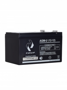 Аккумуляторная батарея Рубин 12V 12Ah AGM (3.4kg)