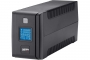 Источник бесперебойного питания Hiden ИБП EXPERT 4xSchuko+2хIEC C13 LCD, USB ULS1200C 1200ВА/720Вт